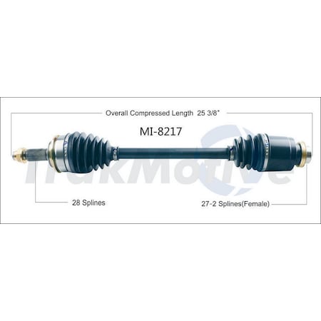 Surtrack Axle Cv Axle Shaft, Mi-8217 MI-8217